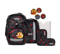 Ergobag Pack Schulranzen-Set 6tlg. inkl. Klettie-Set rot