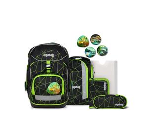 ergobag pack Schulranzen Set CyBär Race 6tlg. LUMI Edition