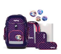 ergobag Schulranzen-Set Pack Set | Ergonomischer Schulrucksack, flexibles 6-teiliges Set für die 1. Klasse Grundschule, geeignet für Mädchen und Jungen