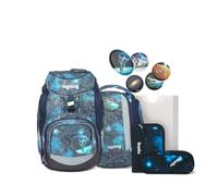 ergobag PACK Schulrucksack-Set - Bär Anhalter durch die Galaxis, 6-teilig