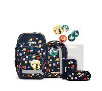 ergobag PACK Schulrucksack-Set Bärnsteinhöhle, 6-teilig