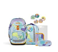 ergobag PACK Schulrucksack-Set COMIC ADVENTURE EDITION TagträumBär, 6-teilig