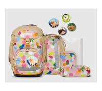 ergobag PACK Schulrucksack-Set Flower PowBär, 6-teilig