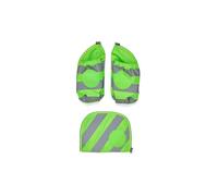 Fluo Seitentaschen Zip Set mit Reflektorstreifen-grün