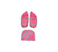 ergobag Pack Seitentaschen Zip Set Sichtbarkeits-Set mit Seitentaschen Pack cubo und cubo Light Set 3-teilig Pink