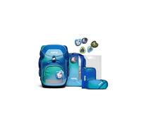 ergobag Pack Set Ergonomischer Schulrucksack Flexibel 6-teilig 1. Klasse Grundschule Dschungelbär - Schwarz, Einheitsgröße, Dschungelfieber Bär, Rucksack, Jungle Fever Bear, Einheitsgröße, Rucksack