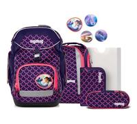 ergobag Pack Set ergonomischer Schulrucksack, Vorgänger-Kollektion, flexibel 6-teilig 1.Klasse Grundschule
