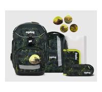 ergobag PACK Set Schulranzen-Set MähdreschBär, 6-teilig Schwarz Grau Gelb 20 Liter