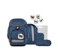 ergobag Pack Set Schulranzen-Set SchneeBärstöber, 6-teilig Blau 20 Liter