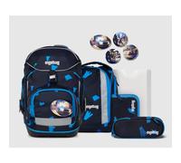 ergobag PACK Set Schulranzen-Set VerfolgBärjagd, 6-teilig Blau 20 Liter