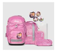 ergobag PACK Set Schulranzen-Set WolkenzauBär, 6-teilig Rosa 20 Liter 2025