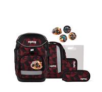 ergobag Pack UnaufhaltBär 2026, Set 6-tlg, 01298-90394-10 rot, schwarz