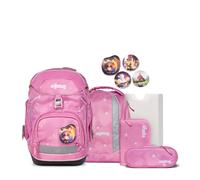 ergobag Pack Set ergonomischer Schulrucksack flexibel 6-teilig Set 1. Klasse Grundschule für Mädchen und Jungen