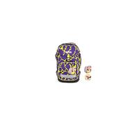 ergobag Prime Unisex Jugend Rucksack, Superpowerbear - Flieder, Taille unique, Schulrucksack