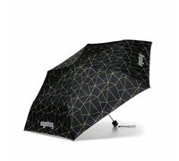 ergobag Regenschirm Kinderschirm für die Schultasche, ultraleicht und klein mit Tasche, reflektierend windfest