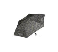 ergobag Regenschirm Schultaschenschirm für Kinder, extra leicht mit Tasche, Ø90cm MähdreschBär - Grau