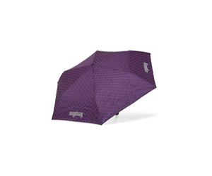 ergobag Regenschirm | Ultraleichter Kinderschirm für die Schultasche mit Tasche, kompakt zusammenfaltbar und mit 90 cm Durchmesser