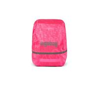 ergobag Regenschutz für Schulranzen und Rucksack, wasserdicht, mit Reflektoren und Gummizug Pink