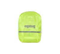 ergobag Regenschutz für Schulranzen | Wasserdicht mit Reflektoren und Gummizug, passgenau für den Rucksack und schnell angebracht bei nassem Wetter
