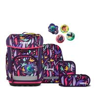 Ergobag Schulranzen Set 5tlg. Cubo Light Color Flash Edition (2026) AmBärzonas