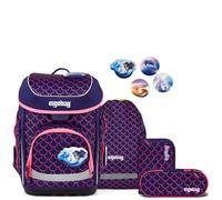 Ergobag Schulranzen Set 5tlg. Cubo Light Color Flash Edition (2026) PerlentauchBär