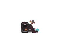 ergobag Schulranzen-Set cubo Bundle Set TaekBärdo - Grau | Ergonomischer Schulrucksack Klassisch, 6-teilig, für die 1. Klasse Grundschule, ideal für den Schulstart
