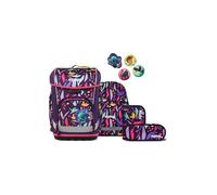 ergobag Schulranzen-Set cubo Light Set AmBärzonas - Lila | extra leichter ergonomischer Schulranzen mit nur 780 g im 6-teiligen Set aus der Vorgänger-Kollektion für die Schule