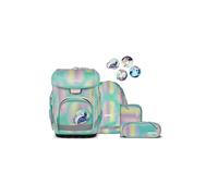 ergobag Schulranzen-Set cubo Light Set ZauBärwelt - Mint | extra leichter ergonomischer Schulranzen mit nur 780 g im 6-teiligen Set aus der Vorgänger-Kollektion für die Schule