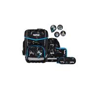 ergobag Schulranzen-Set cubo Set Bärdektiv - Schwarz