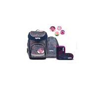 ergobag Schulranzen-Set cubo Set Bärlaxy - Lila