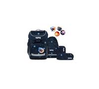 ergobag Schulranzen-Set cubo Set KoBärnikus - Dunkelblau