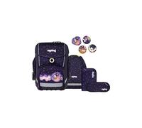 ergobag Schulranzen-Set cubo Set SternguckBär - Lila
