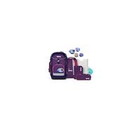 ergobag Schulranzen-Set Maxi Set Bundle PerlentauchBär - Lila