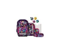 Ergobag Schulranzen-Set Pack AmBärzonas – 6-teilig, ergonomisch, 20 l – Lila