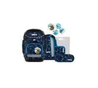 ergobag Schulranzen-Set Pack Set Bärassic Garden - Hellblau
