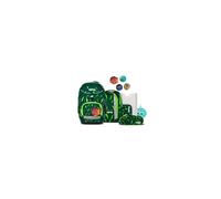 ergobag Schulranzen-Set Pack Set Bundle Bärtastisch - Grün