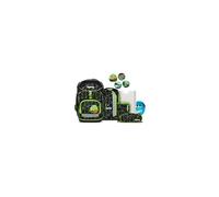 ergobag Schulranzen-Set Pack Set Bundle CyBär Race - Schwarz