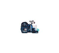 ergobag Schulranzen-Set Pack Set Bundle VerfolgBärjagd - Dunkelblau | Ergonomischer Schulrucksack flexibel, 7-teiliges Set für die 1. Klasse Grundschule, für Mädchen und Jungen, AW25/26