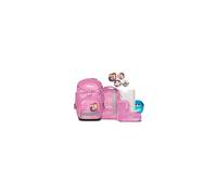 ergobag Schulranzen-Set Pack Set Bundle WolkenzauBär - Pink