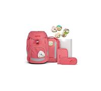 ergobag pack Eco Hero-Edition Lamas in Bärjamas Schulranzen-Set rosa