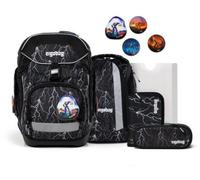 ergobag Schulranzen-Set Super ReflektBär 6 tlg.