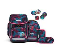 Ergobag Schulrucksack Set (5-tlg. ) cubo, KorallBär