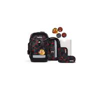 ergobag Maxi Set 6-teilig, ergonomischer Schulrucksack, Vorgänger-Kollektion, Grundschule, ideal für große Kinder ab der 1. Klasse TaekBärdo - Grau