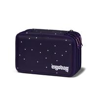 ergobag Maxi Mäppchen Set 40-Teilig, Lyra Bunt- und Filzstifte, Kleingeld Fach, Lineal, Schere SternguckBär - Lila