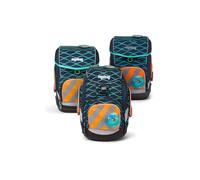 Ergobag Zubehör Pack/Cubo/Cubo Light Sicherheitsset 3-tlg. mit Reflektorstreifen orange