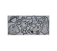 ergobag Zubehör Reflexie-Sticker-Set 10tlg. Weltall