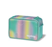 ergobag Maxi Mäppchen Set 40-Teilig, Lyra Bunt- und Filzstifte, Kleingeld Fach, Lineal, Schere ZauBärwelt - Mint