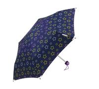 happy rain Ergobrella Kinder-Taschenschirm mit reflektierenden Elementen glowing stars