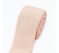 ERHTGUO 1/2 Meter 50mm Weiche Elastische Bänder for Nähen Hosen Kleidung Gummiband Gürtel Strap Stretch Gurtband Dekoration DIY Zubehör(PaleSkinPink,1Meter)