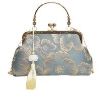 Ericetion Retro-schulterkette Messenger Im Chinesischen Stil Bestickte Jacquard-Damen-abendtaschen